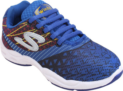 

WINDY Boys & Girls Lace Running Shoes(Blue