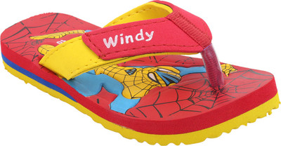 

WINDY Boys & Girls Slip On Slipper Flip Flop(Red