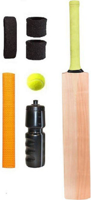 

RSSSTORE PLANE TANNIS POPULER WILLOW BAT COMBO (1BAT+1SIPPER+1BALL+1HEAD+1WRIST+1BAT GRIP) Cricket Kit