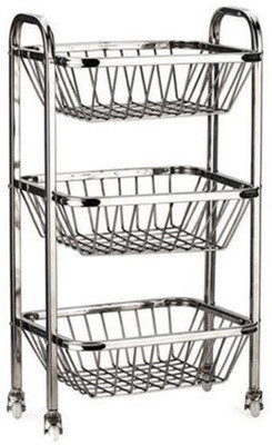 Confiado Stainless Steel Kitchen Rack(Steel) at flipkart