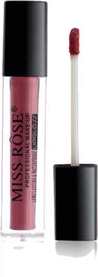 

Miss rose MATTE WATER PROOF LON LASTING RED COLOR 3 ML LIP GLOSS 10(3 ml, RED)