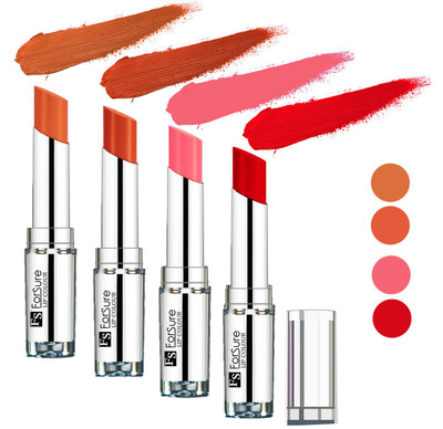 

Forsure Romantic Red,Peach,Nude,Brick Nude Silky & Soft Touch VELVET MATTE LIPSTICK(Romantic Red,Peach,Nude,Brick Nude, 16 g)
