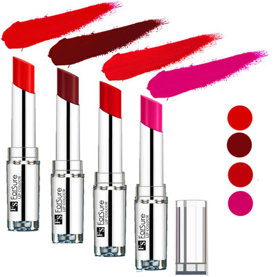 

Forsure Rose Pink,Romantic Red,Orange,Wine Silky & Soft Touch VELVET MATTE LIPSTICK(Rose Pink,Romantic Red,Orange,Wine, 16 g)