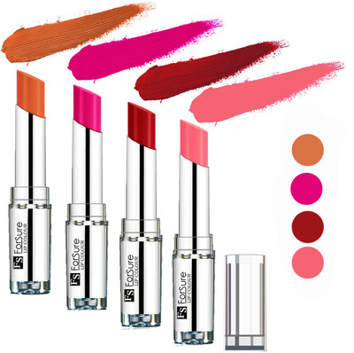 

Forsure Rose Pink,Sweet Red,Peach,Nude Silky & Soft Touch VELVET MATTE LIPSTICK(Rose Pink,Sweet Red,Peach,Nude, 16 g)