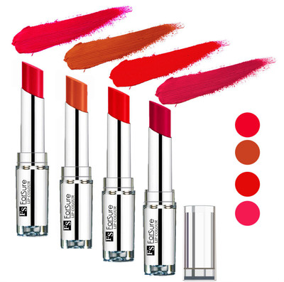 

Forsure Brick Nude,Hot Red,Magenta,Ruby Red Silky & Soft Touch VELVET MATTE LIPSTICK(Brick Nude,Hot Red,Magenta,Ruby Red, 16 g)
