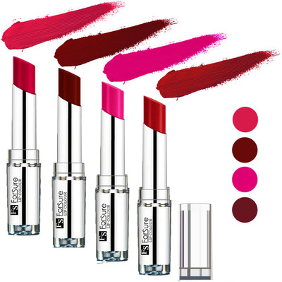 

Forsure Rose Pink,Sweet Red,Magenta,Maroon Silky & Soft Touch VELVET MATTE LIPSTICK(Rose Pink,Sweet Red,Magenta,Maroon, 16 g)