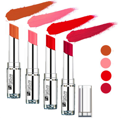 

Forsure Hot Red,Magenta,Peach,Nude Silky & Soft Touch VELVET MATTE LIPSTICK(Hot Red,Magenta,Peach,Nude, 16 g)