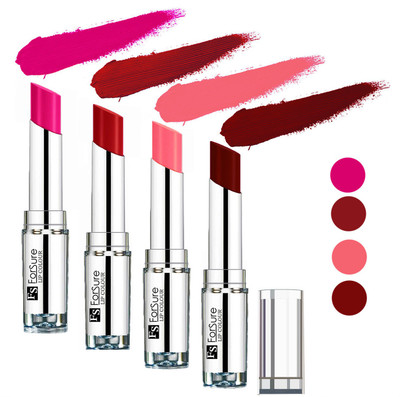 

Forsure Maroon,Rose Pink,Sweet Red,Peach Silky & Soft Touch VELVET MATTE LIPSTICK(Maroon,Rose Pink,Sweet Red,Peach, 16 g)