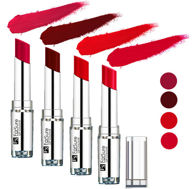 

Forsure Ruby Red,Magenta,Maroon,Romantic Red Silky & Soft Touch VELVET MATTE LIPSTICK(Ruby Red,Magenta,Maroon,Romantic Red, 16 g)