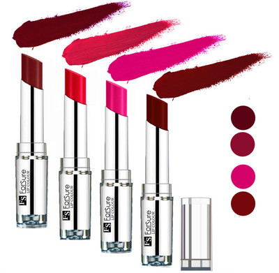 

Forsure Maroon,Wine,Ruby Red,Rose Pink Silky & Soft Touch VELVET MATTE LIPSTICK(Maroon,Wine,Ruby Red,Rose Pink, 16 g)