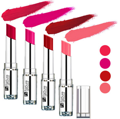 

Forsure Rose Pink,Sweet Red,Peach,Magenta Silky & Soft Touch VELVET MATTE LIPSTICK(Rose Pink,Sweet Red,Peach,Magenta, 16 g)