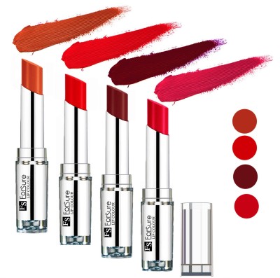 

Forsure Wine,Ruby Red,Brick Nude,Hot Red Silky & Soft Touch VELVET MATTE LIPSTICK(Wine,Ruby Red,Brick Nude,Hot Red, 16 g)