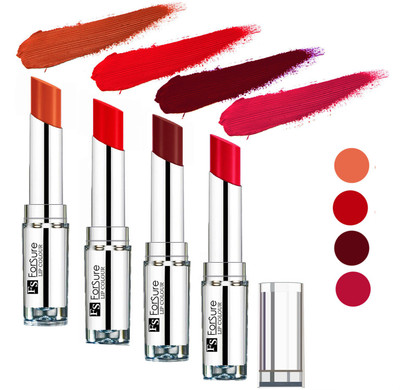 

Forsure Orange,Wine,Ruby Red,Brick Nude Silky & Soft Touch VELVET MATTE LIPSTICK(Orange,Wine,Ruby Red,Brick Nude, 16 g)