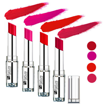 

Forsure Hot Red,Magenta,Ruby Red,Rose Pink Silky & Soft Touch VELVET MATTE LIPSTICK(Hot Red,Magenta,Ruby Red,Rose Pink, 16 g)