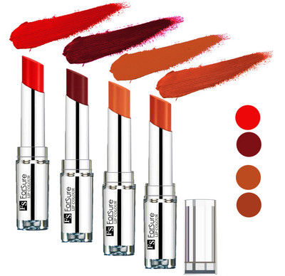 

Forsure Nude,Brick Nude,Orange,Wine Silky & Soft Touch VELVET MATTE LIPSTICK(Nude,Brick Nude,Orange,Wine, 16 g)