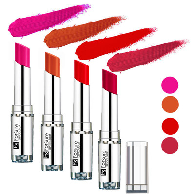 

Forsure Brick Nude,Hot Red,Magenta,Rose Pink Silky & Soft Touch VELVET MATTE LIPSTICK(Brick Nude,Hot Red,Magenta,Rose Pink, 16 g)