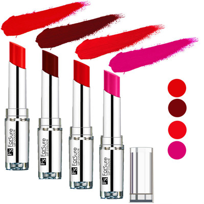 

Forsure Rose Pink,Maroon,Romantic Red,Orange Silky & Soft Touch VELVET MATTE LIPSTICK(Rose Pink,Maroon,Romantic Red,Orange, 16 g)