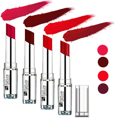 

Forsure Sweet Red,Magenta,Maroon,Romantic Red Silky & Soft Touch VELVET MATTE LIPSTICK(Sweet Red,Magenta,Maroon,Romantic Red, 16 g)