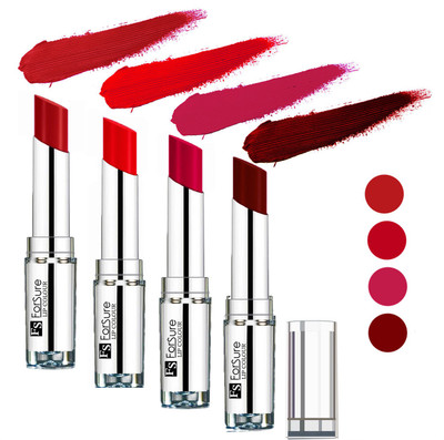 

Forsure Hot Red,Magenta,Maroon,Sweet Red Silky & Soft Touch VELVET MATTE LIPSTICK(Hot Red,Magenta,Maroon,Sweet Red, 16 g)