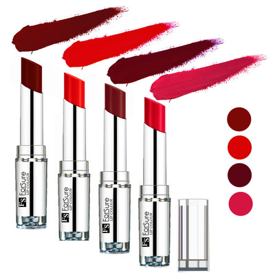 

Forsure Orange,Wine,Ruby Red,Maroon Silky & Soft Touch VELVET MATTE LIPSTICK(Orange,Wine,Ruby Red,Maroon, 16 g)