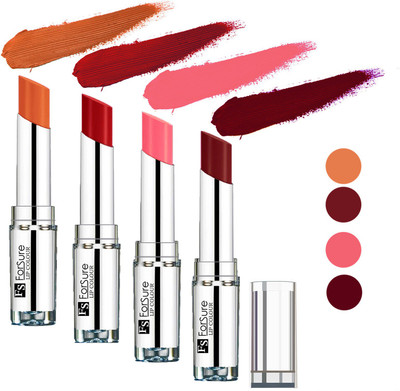 

Forsure Wine,Sweet Red,Peach,Nude Silky & Soft Touch VELVET MATTE LIPSTICK(Wine,Sweet Red,Peach,Nude, 16 g)