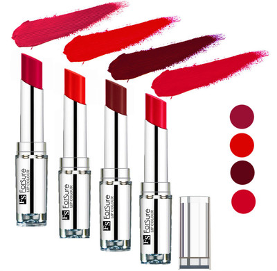 

Forsure Orange,Wine,Ruby Red,Magenta Silky & Soft Touch VELVET MATTE LIPSTICK(Orange,Wine,Ruby Red,Magenta, 16 g)