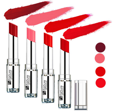 

Forsure Romantic Red,Orange,Sweet Red,Peach Silky & Soft Touch VELVET MATTE LIPSTICK(Romantic Red,Orange,Sweet Red,Peach, 16 g)