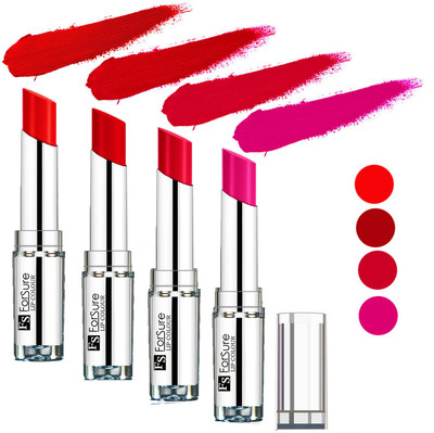 

Forsure Ruby Red,Rose Pink,Romantic Red,Orange Silky & Soft Touch VELVET MATTE LIPSTICK(Ruby Red,Rose Pink,Romantic Red,Orange, 16 g)