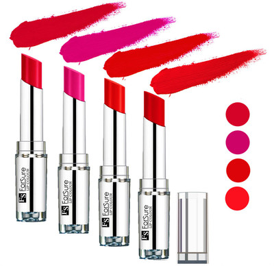 

Forsure Romantic Red,Orange,Ruby Red,Rose Pink Silky & Soft Touch VELVET MATTE LIPSTICK(Romantic Red,Orange,Ruby Red,Rose Pink, 16 g)