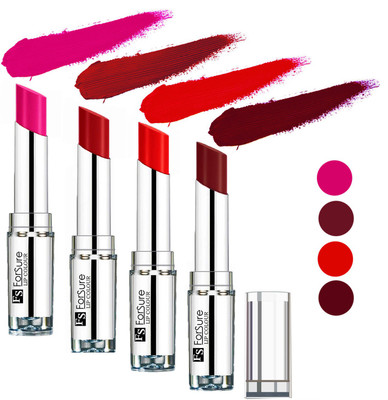 

Forsure Orange,Wine,Rose Pink,Sweet Red Silky & Soft Touch VELVET MATTE LIPSTICK(Orange,Wine,Rose Pink,Sweet Red)