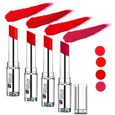 

Forsure Hot Red,Magenta,Romantic Red,Orange Silky & Soft Touch VELVET MATTE LIPSTICK(Hot Red,Magenta,Romantic Red,Orange, 16 g)