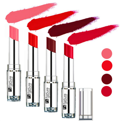

Forsure Orange,Wine,Ruby Red,Peach Silky & Soft Touch VELVET MATTE LIPSTICK(Orange,Wine,Ruby Red,Peach, 16 g)