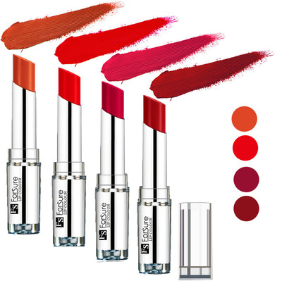 

Forsure Sweet Red,Brick Nude,Hot Red,Magenta Silky & Soft Touch VELVET MATTE LIPSTICK(Sweet Red,Brick Nude,Hot Red,Magenta, 16 g)