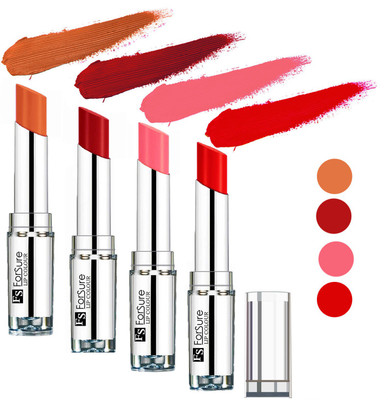 

Forsure Orange,Sweet Red,Peach,Nude Silky & Soft Touch VELVET MATTE LIPSTICK(Orange,Sweet Red,Peach,Nude, 16 g)