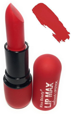 

Kiss Beauty Velvet Color Creamy Matte Lipcolor lipstick-04(Bold Crimson)