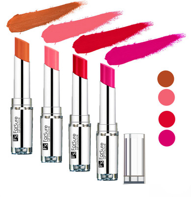 

Forsure Ruby Red,Rose Pink,Peach,Nude Silky & Soft Touch VELVET MATTE LIPSTICK(Ruby Red,Rose Pink,Peach,Nude, 16 g)