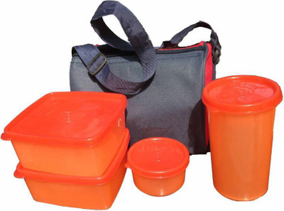 

RetailShopping RSTOPLUNCH BOX 4 Containers Lunch Box(1000 ml), Multicolor
