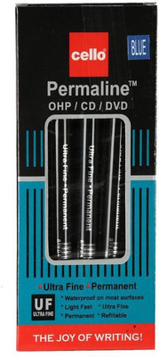 

Cello 20,Permaline CD Marker Pen(Set of 20, Blue)