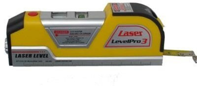 

deziine Measurement New Standard Laser Level Pro 3 with Bullt in Tape Mesaure Measurement Tape(1 Imperial)
