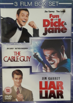 

3 film box set Cable Guy/Fun With Dick And Jane/Liar Liar [DVD] region 2(DVD English)