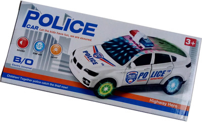 

welkins 3D Lights police car with amazing sound and lightening effect(Multicolor)