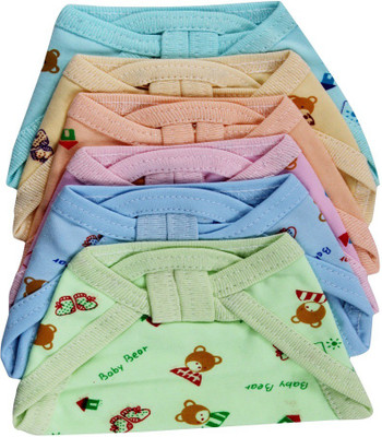 

Maanvi Reusable Design Hoisery Langots/Diapers Set of 6PCS, Multicolor
