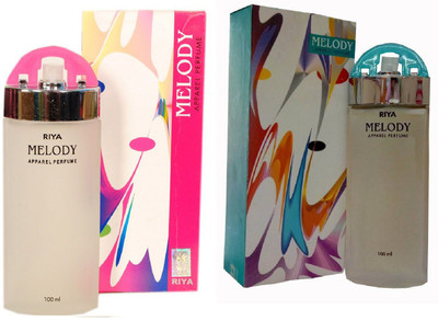 Riya Melody pink Apparel Eau de Perfume 100ml with Melody Blue Perfume - 100 ml(For Men & Women)