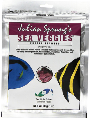 

Two little Fishes Two Little Fishies Purple Sea Veggies_30gm Sea Food 30 g Dry Fish Food