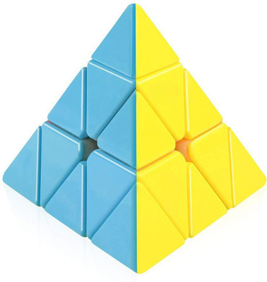 

KRIREEN High Speed Pyraminx Stickerless Triangle Rubik Cube Puzzle(1 Pieces)