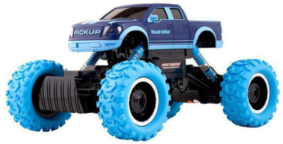 

CRAZY TOYS LATEST Jumbo Size 1:14 Scale 2.4GHz All 4 Wheel Drive Off-Road Rock Through Racing Rally Car(Multicolor)