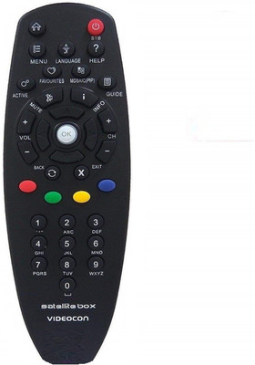 Ehop Unic Best Quality Set Top Box RMT35 Videocon Remote Controller(Black)