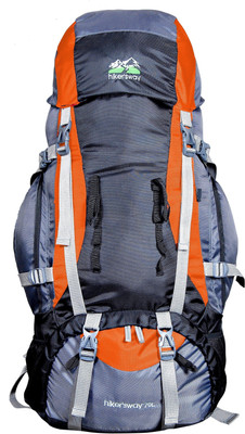

hiker's way HW-7001 Rucksack - 70 L(Orange)