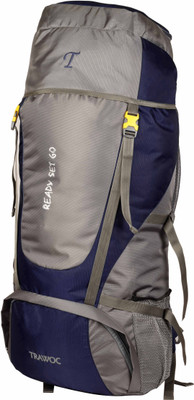 

TRAWOC SHK3-NB-Trekking Bag Hiking Backpack Travel Rucksack - 55(Blue)