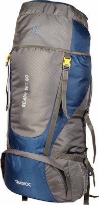 

TRAWOC SHK3-SB-Trekking Bag Hiking Backpack Travel Rucksack - 55(Blue)